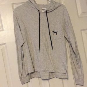 Victoria’s Secret pink long sleeve hoodie small